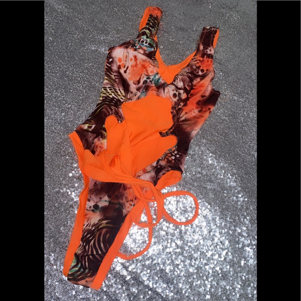 Orange one piece